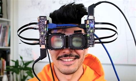 Facebook researchers showed VR glasses with eye-displays