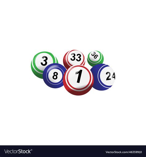 Bingo balls number Royalty Free Vector Image - VectorStock