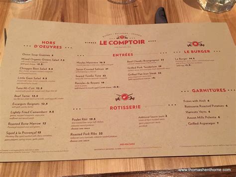 Le Comptoir Updates Their Menu | Marin Dining Scene March 13, 2018