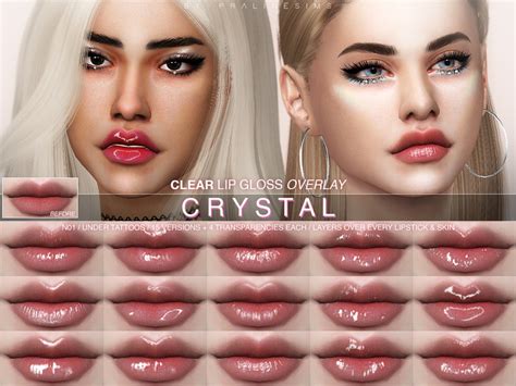 Pralinesims' Crystal Clear Lipgloss Pack N01