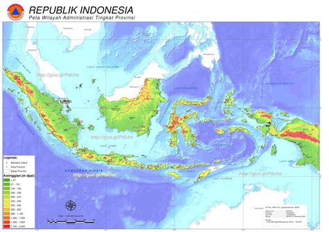 PETA ADMINISTRASI WILAYAH PROVINSI REPUBLIK INDONESIA | INDONESIAN ADMINISTRATIVE PROVINCE MAPS