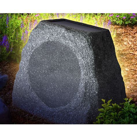 Solar Powered Landscape Speaker - Hammacher Schlemmer