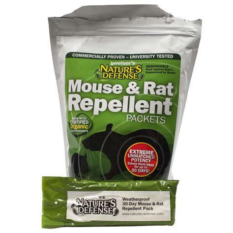 Nature's Defense Mouse & Rat Repellent Packets