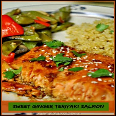 Sweet Ginger Teriyaki Salmon / The Grateful Girl Cooks!