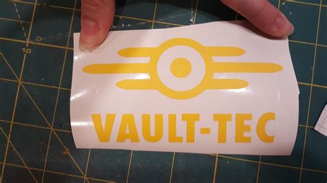 Vault Tec Fallout Logo Vinyl Decal Sticker | Etsy