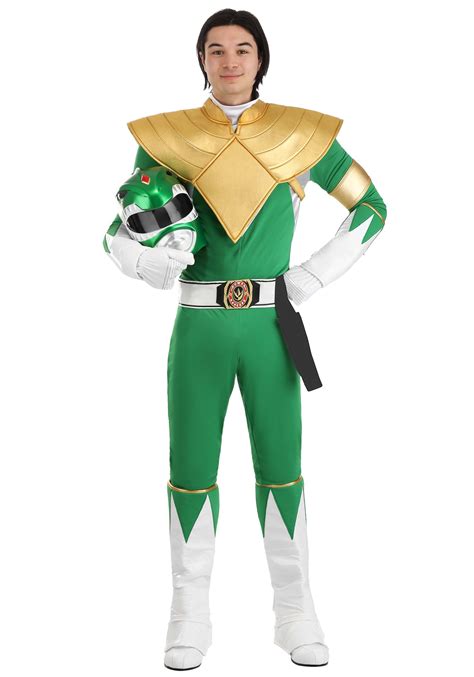 Authentic Power Rangers Green Ranger Adult Costume