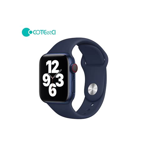 COTeetCI Apple Watch Silicone Sport Band [Deep Navy] | Gadget BD