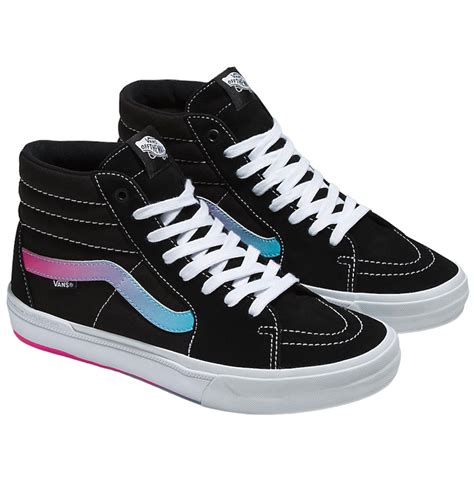 Vans Sk8 Hi Pro BMX Shoes (Black / White / Gradient) — Albe's BMX