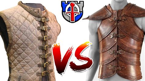 Why padded armor (gambeson) is WAY better than leather armor - YouTube