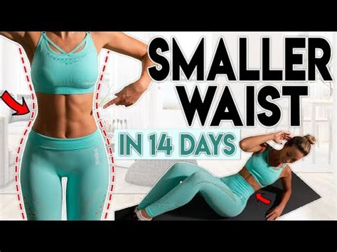 SMALLER WAIST and LOSE BELLY FAT in 14 Days | Home Workout - Exercise ...