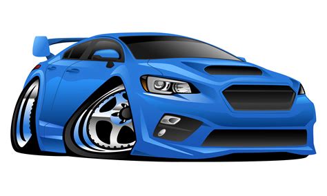 Modern Import Sports Car Cartoon Vector Illustration 373091 Vector Art at Vecteezy