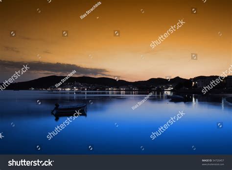 Colorful Sunset Milos Island Greece Stock Photo 54720457 | Shutterstock