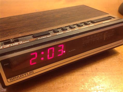 Vintage Digital Clock Radio Alarm by Spartus