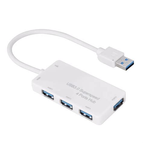 New Silver Multi port 4 Port USB 3.0 HUB Adapter for Macbook Pro Mac PC Laptop of High Quality ...