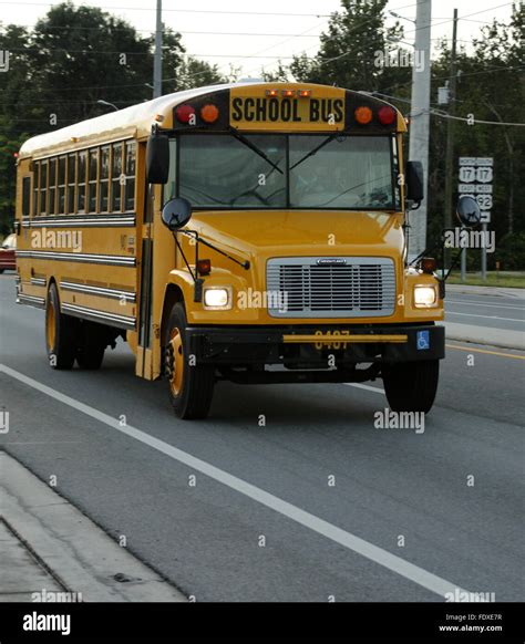 Polk county school bus in Florida USA Stock Photo - Alamy