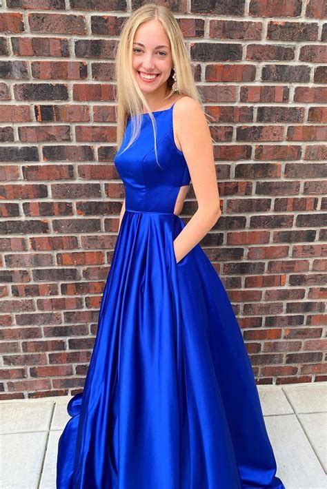 Royal Blue Prom Dress, Prom Dresses, Pageant Dress, Evening Dress, Dance Dresses, Graduation ...