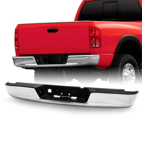 For 02-08 Dodge Ram 1500 03-09 Ram 2500 3500 Chrome Rear Bumper w ...