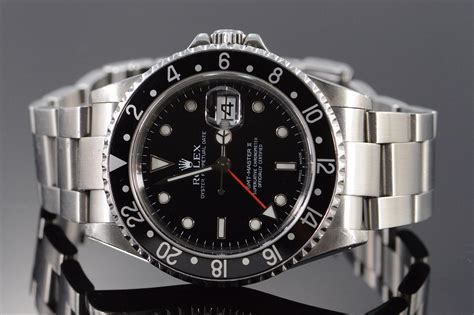 Rolex Black Face Stainless GMT Master II Watch Watch - Men's | Property Room