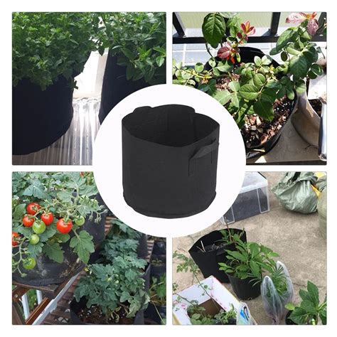 Aliexpress.com : Buy 5pcs/set Grow Bags with Handles Nonwoven Grow Bags Set Fabric Grow Bags ...