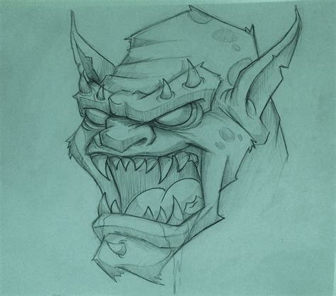 Evil Monster Drawing at GetDrawings | Free download