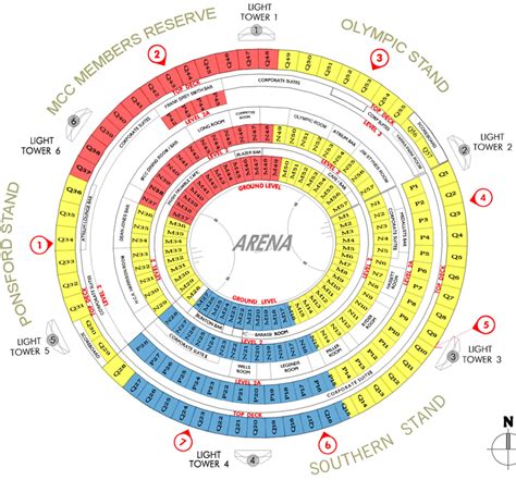 Melbourne Cricket Ground Map images