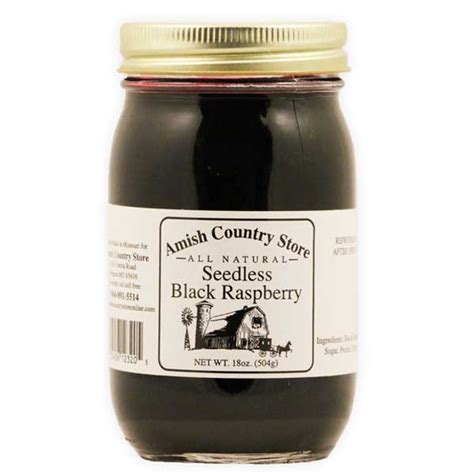 Homemade delicious Seedless Black Raspberry Jam | Amish Country Store