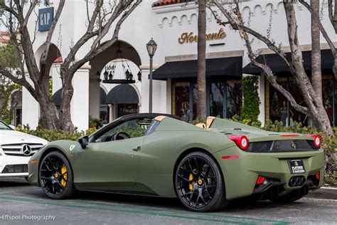 Green Ferrari Wallpaper