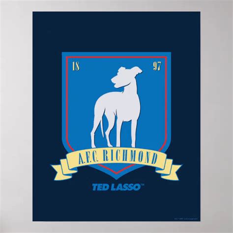 Ted Lasso | AFC Richmond Team Logo Poster | Zazzle