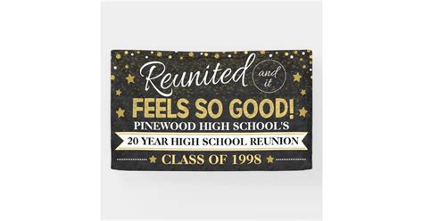 High School Class Reunion Banner | Zazzle