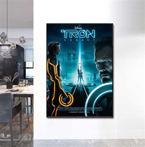 Tron Legacy Poster Poster Canvas Poster Art Wall No Frame - Etsy