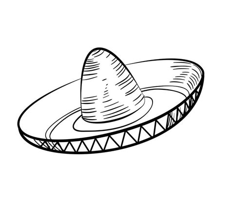 Sombrero Coloring Page Sombrero Coloring Page Free Mexico Coloring ...