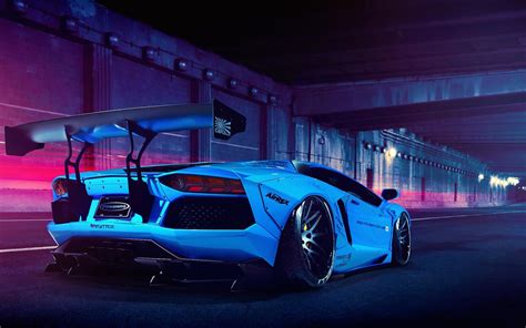 Blue Lamborghini Wallpapers - Wallpaper Cave