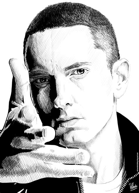 Eminem (Ink drawing)