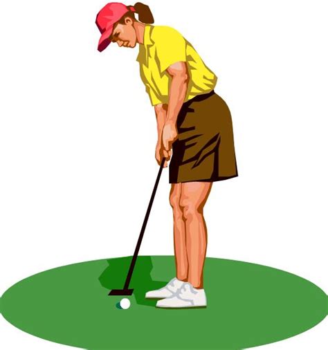 Girl golf clip art free clipart images – Clipartix