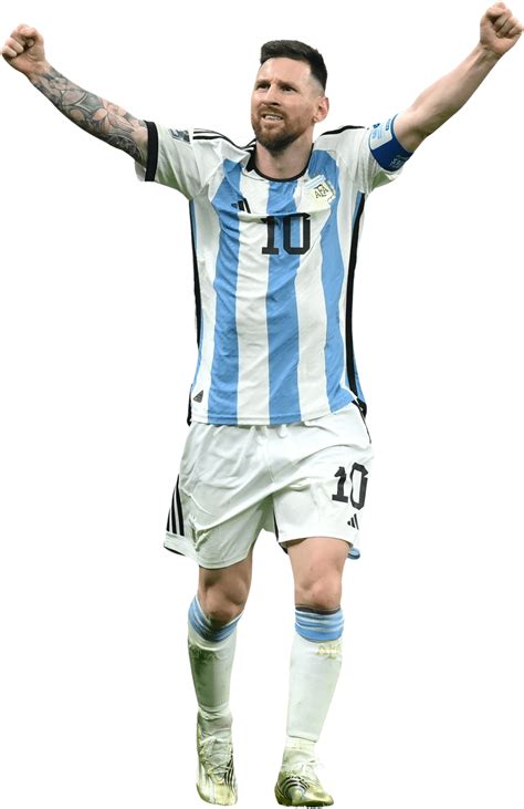 Lionel Messi Argentina football render - FootyRenders