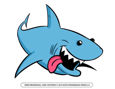 Cartoon Great White Shark - ClipArt Best