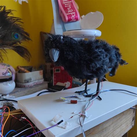 Halloween Raven with sound and thunder effect | Hackaday.io