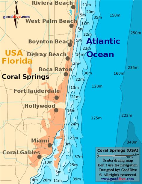 Coral Springs Map - GoodDive.com