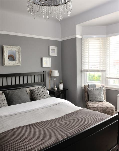 gray themed bedroom - House Interior Design Ideas