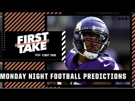 Monday Night Football predictions are IN! 🍿 | First Take - Win Big Sports