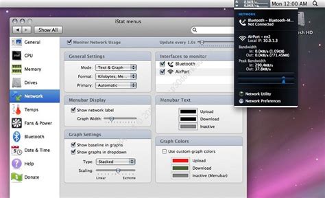 iStat Menus v6.62 (1195) MacOS نرم افزار مانیتورینگ کامل سیستم برای مک