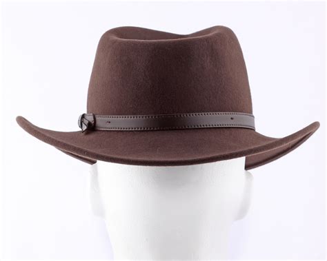 Crushable Cowboy Hat - Brown Wool Felt on Storenvy