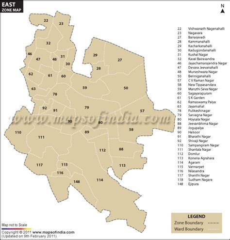 Bangalore North Zone Map - Arlena Nataline