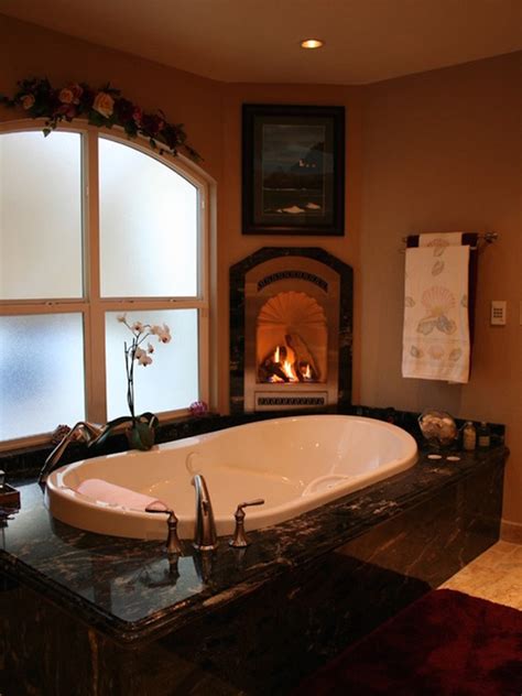 16 Fireside Bathtubs for a Cozy and Luxurious Soak