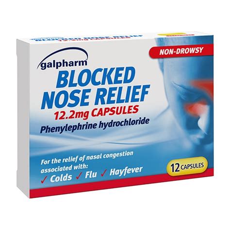 Galpharm Blocked Nose Relief Capsule 12s