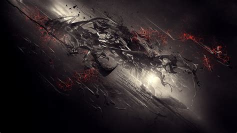 Wallpaper : abstract, 3D Abstract, digital art, dark 1920x1080 ...