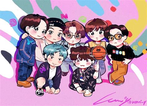 Bts Fanart Chibi Cute - BTSRYMA