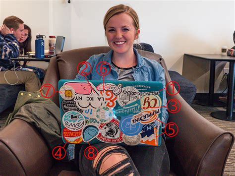 Stuck-o Art: Students Express Themselves Through Laptop Stickers - Pepperdine Graphic