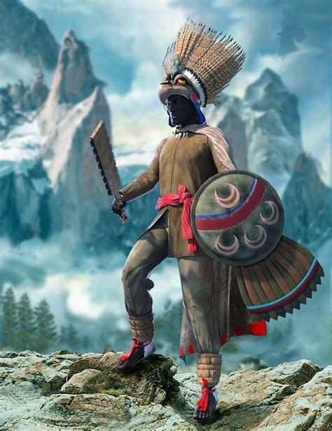 dForce Aztec Eagle Warrior Outfit for Genesis 8 Male(s) | Daz 3D