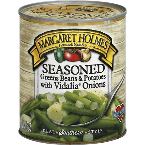 Margaret Holmes Green Beans & Potatoes, With Vidalia Onions, Seasoned | Green | Quality Foods